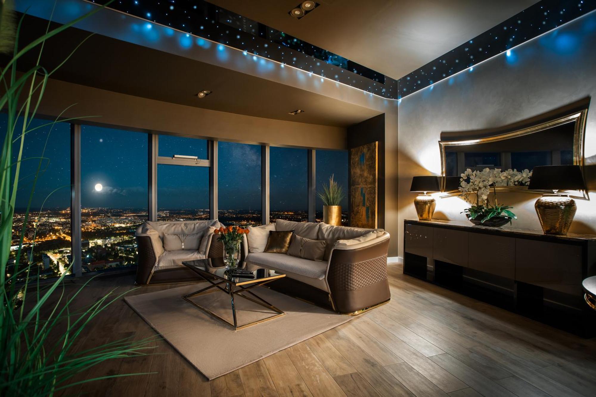 30Th+ Floor Apartments In Sky Tower Wrocław Kültér fotó